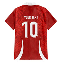 Custom Albania National Football Hawaiian Shirt The Wings Sporty Style - Wonder Print Shop