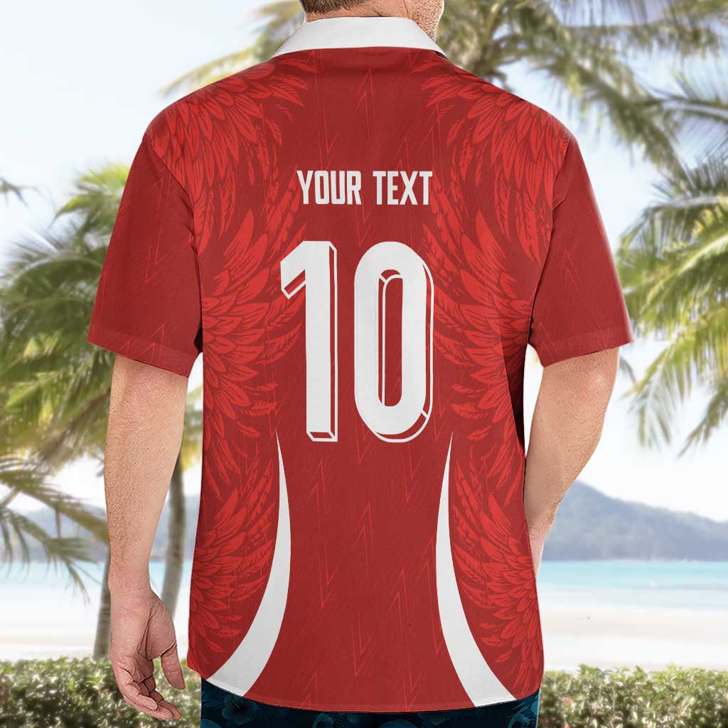 Custom Albania National Football Hawaiian Shirt The Wings Sporty Style - Wonder Print Shop