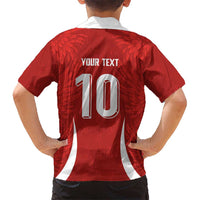 Custom Albania National Football Hawaiian Shirt The Wings Sporty Style - Wonder Print Shop