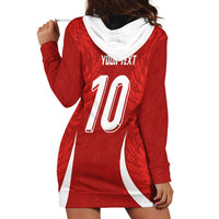 Custom Albania National Football Hoodie Dress The Wings Sporty Style - Wonder Print Shop