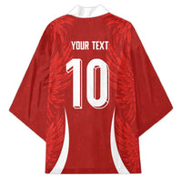 Custom Albania National Football Kimono The Wings Sporty Style - Wonder Print Shop