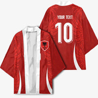 Custom Albania National Football Kimono The Wings Sporty Style - Wonder Print Shop