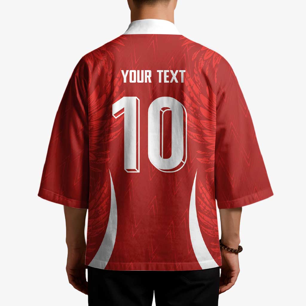 Custom Albania National Football Kimono The Wings Sporty Style - Wonder Print Shop