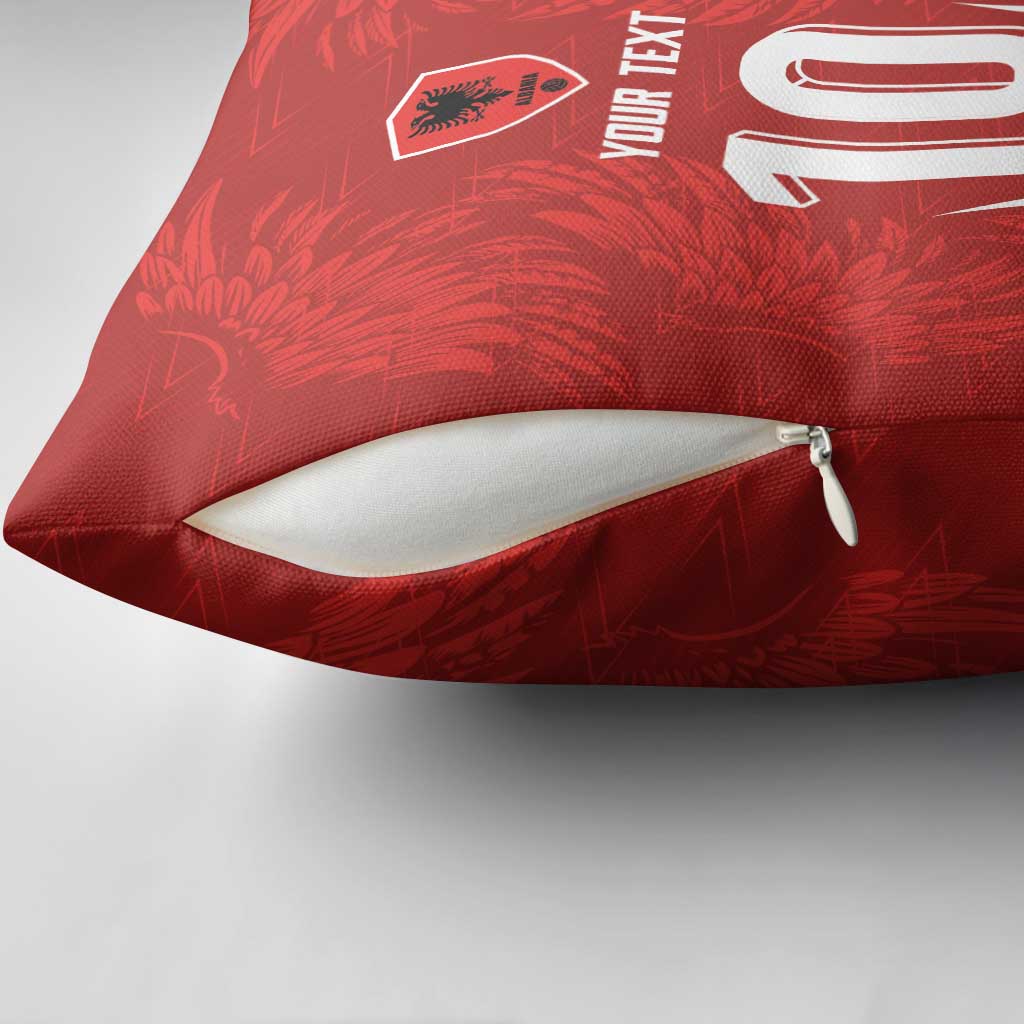 Custom Albania National Football Pillow Cover The Wings Sporty Style - Wonder Print Shop