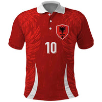 Custom Albania National Football Polo Shirt The Wings Sporty Style - Wonder Print Shop