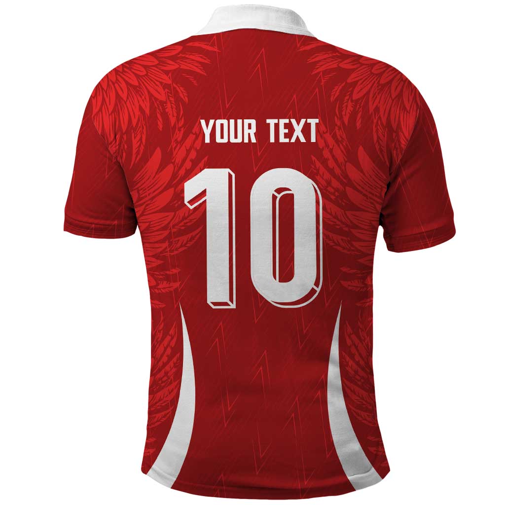 Custom Albania National Football Polo Shirt The Wings Sporty Style - Wonder Print Shop