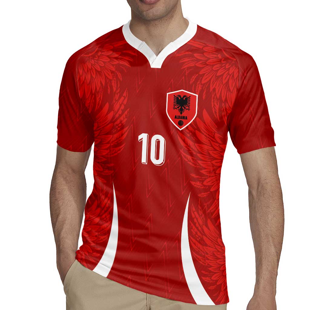 Custom Albania National Football Rugby Jersey The Wings Sporty Style - Wonder Print Shop
