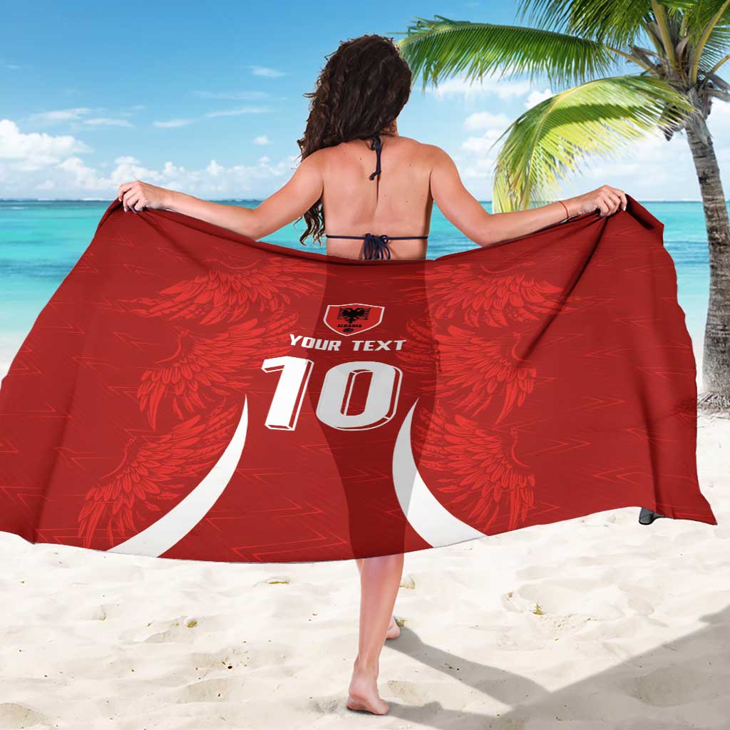 Custom Albania National Football Sarong The Wings Sporty Style - Wonder Print Shop