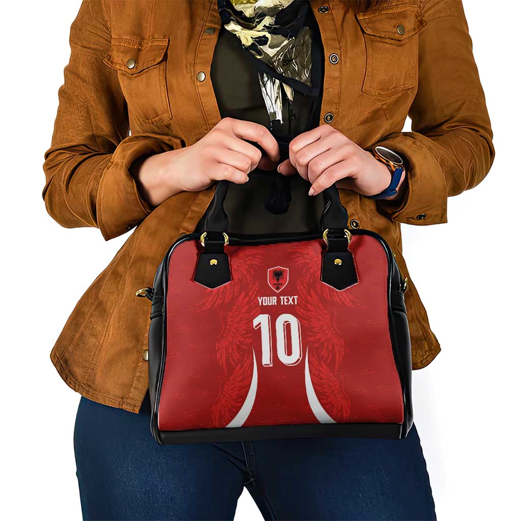 Custom Albania National Football Shoulder Handbag The Wings Sporty Style - Wonder Print Shop