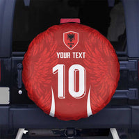 Custom Albania National Football Spare Tire Cover The Wings Sporty Style - Wonder Print Shop