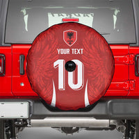 Custom Albania National Football Spare Tire Cover The Wings Sporty Style - Wonder Print Shop