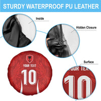 Custom Albania National Football Spare Tire Cover The Wings Sporty Style - Wonder Print Shop