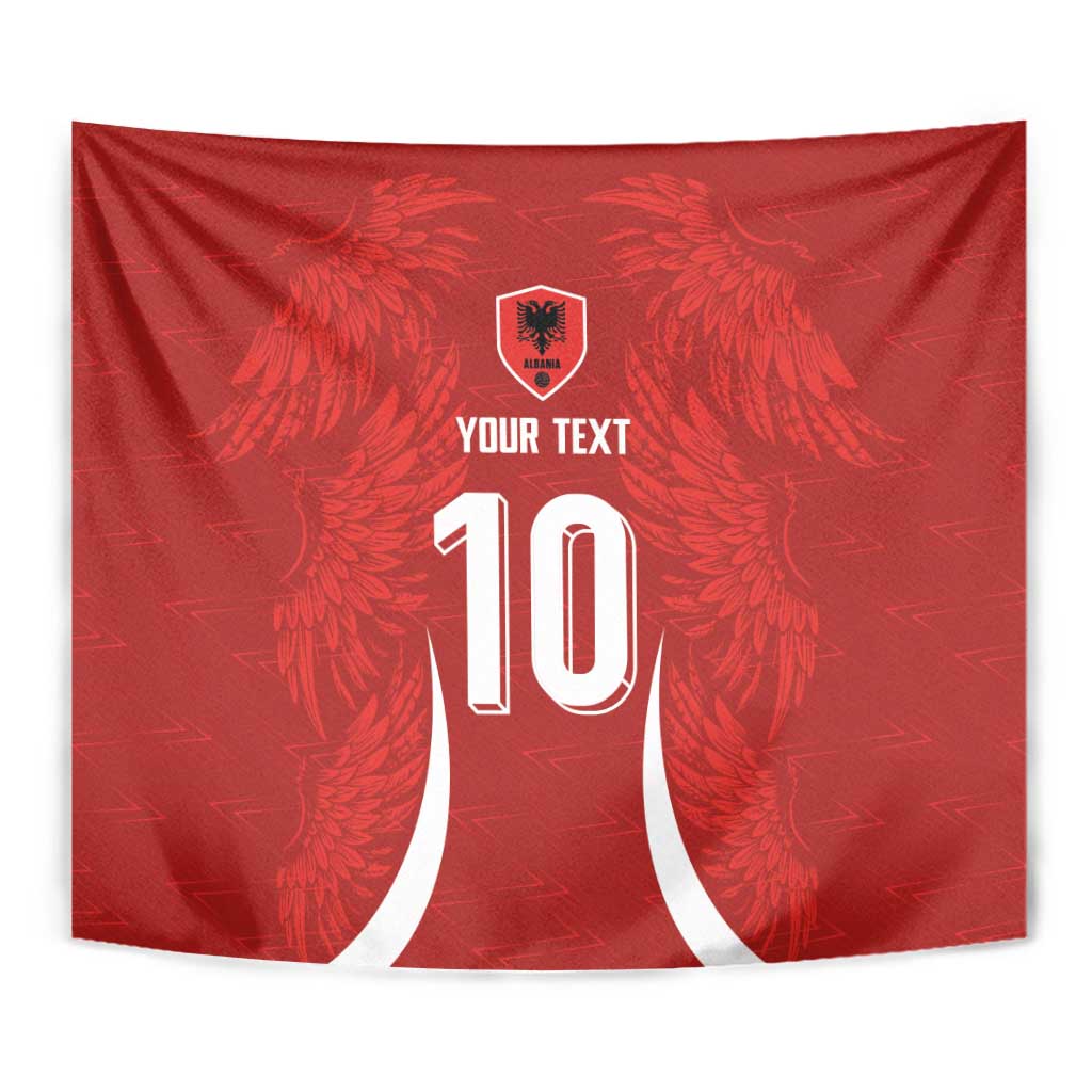 Custom Albania National Football Tapestry The Wings Sporty Style - Wonder Print Shop