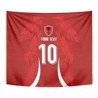 Custom Albania National Football Tapestry The Wings Sporty Style - Wonder Print Shop