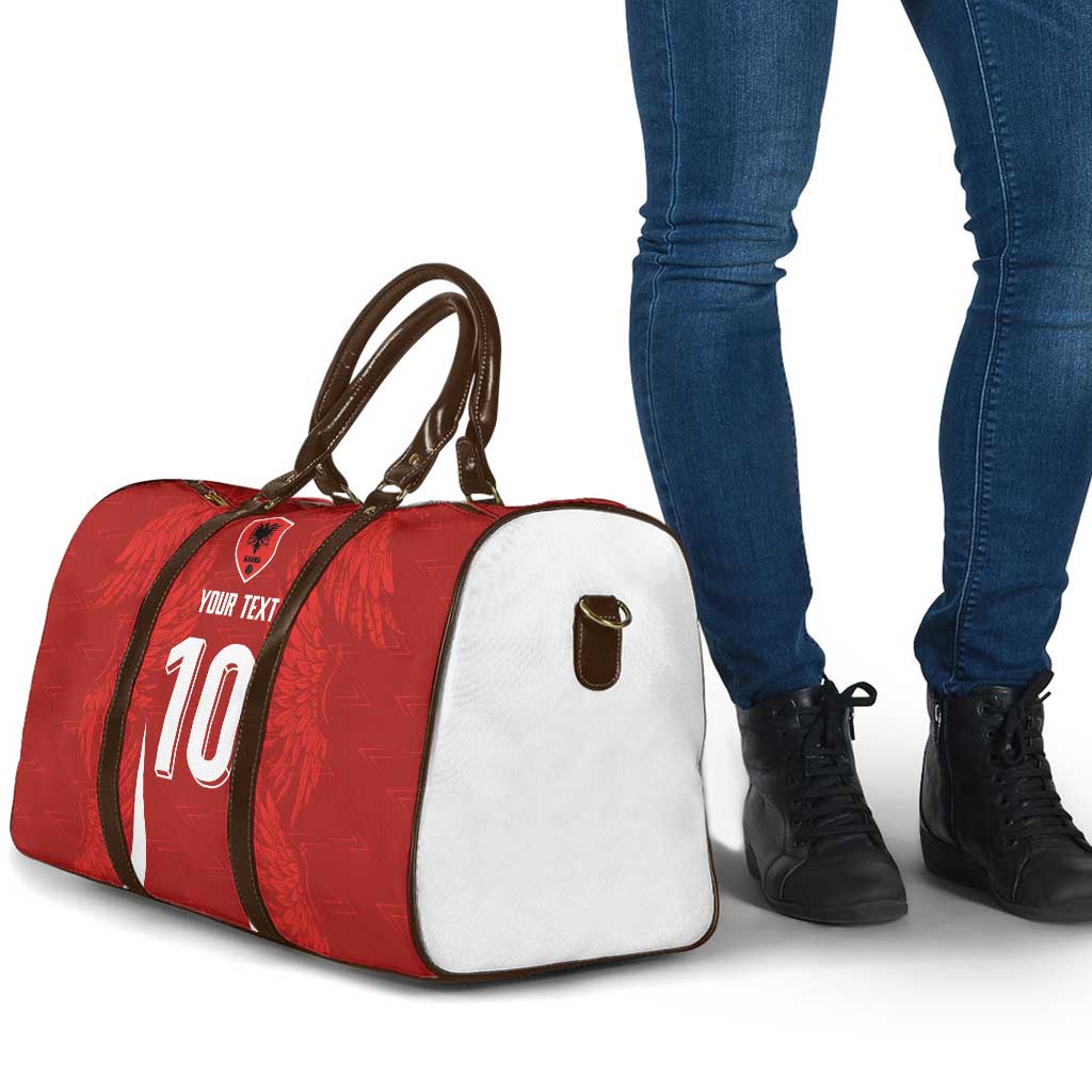 Custom Albania National Football Travel Bag The Wings Sporty Style - Wonder Print Shop