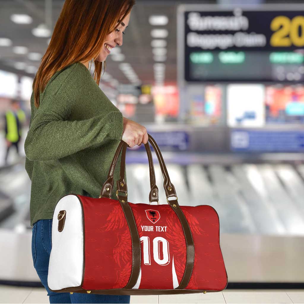 Custom Albania National Football Travel Bag The Wings Sporty Style - Wonder Print Shop