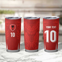 Custom Albania National Football Tumbler Cup The Wings Sporty Style - Wonder Print Shop