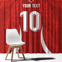 Custom Albania National Football Window Curtain The Wings Sporty Style - Wonder Print Shop