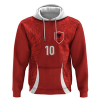 Custom Albania National Football Zip Hoodie The Wings Sporty Style - Wonder Print Shop
