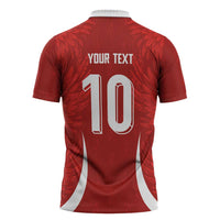 Custom Albania National Football Zipper Polo Shirt The Wings Sporty Style - Wonder Print Shop