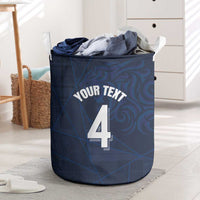Custom Scotland National Football Laundry Basket Tartan Patchwork and Sport Lion - Wonder Print Shop