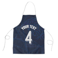Custom Scotland National Football Apron Tartan Patchwork and Sport Lion - Wonder Print Shop