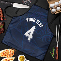Custom Scotland National Football Apron Tartan Patchwork and Sport Lion - Wonder Print Shop