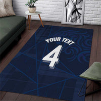 Custom Scotland National Football Area Rug Tartan Patchwork and Sport Lion - Wonder Print Shop