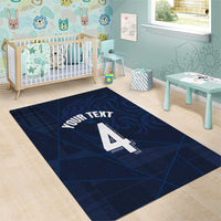 Custom Scotland National Football Area Rug Tartan Patchwork and Sport Lion - Wonder Print Shop