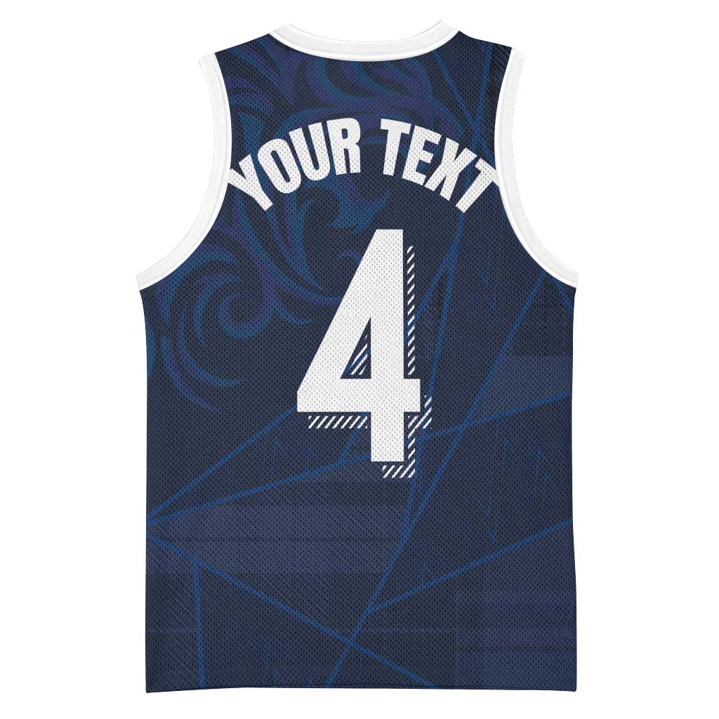 Custom Scotland National Football Basketball Jersey Tartan Patchwork and Sport Lion - Wonder Print Shop