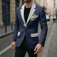 Custom Scotland National Football Blazer Tartan Patchwork and Sport Lion - Wonder Print Shop