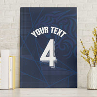 Custom Scotland National Football Canvas Wall Art Tartan Patchwork and Sport Lion - Wonder Print Shop