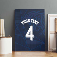 Custom Scotland National Football Canvas Wall Art Tartan Patchwork and Sport Lion - Wonder Print Shop