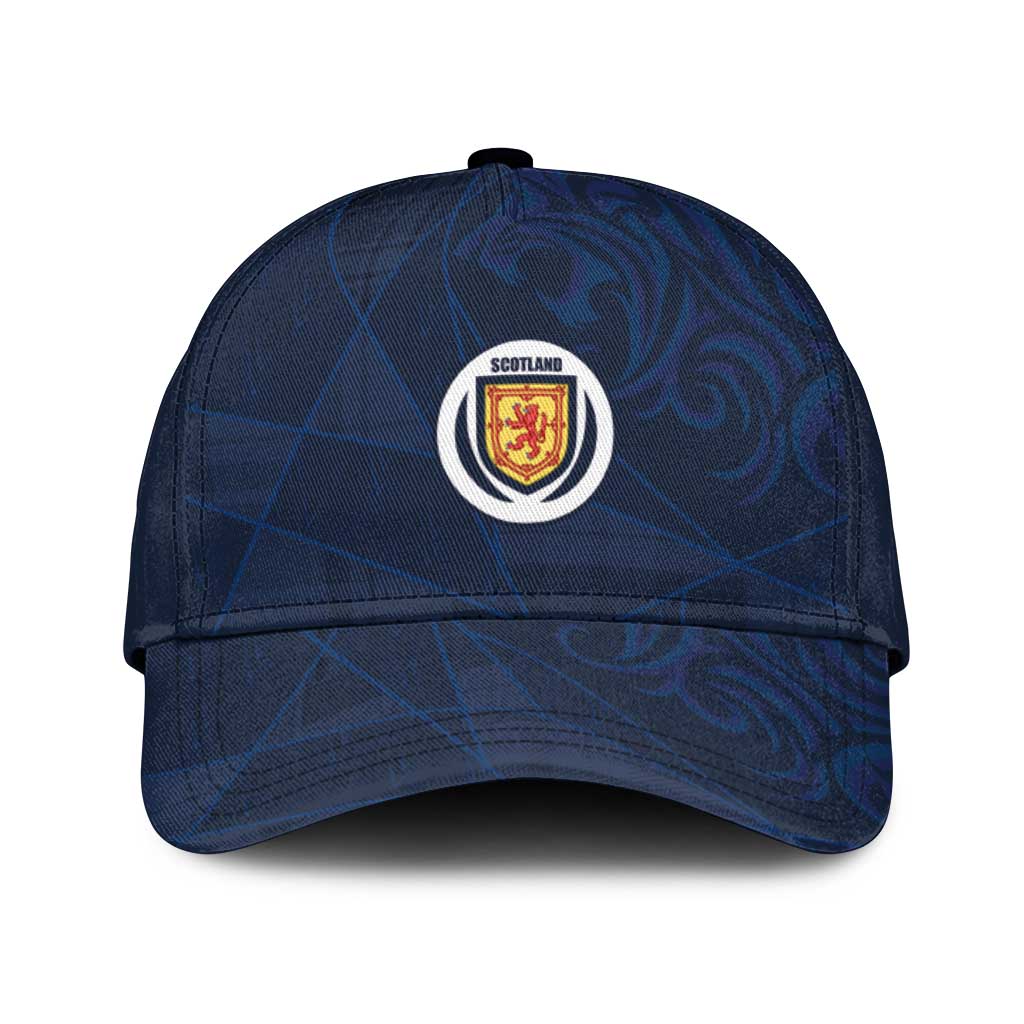 Scotland National Football Classic Cap Tartan Patchwork and Sport Lion - Wonder Print Shop