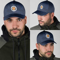 Scotland National Football Classic Cap Tartan Patchwork and Sport Lion - Wonder Print Shop