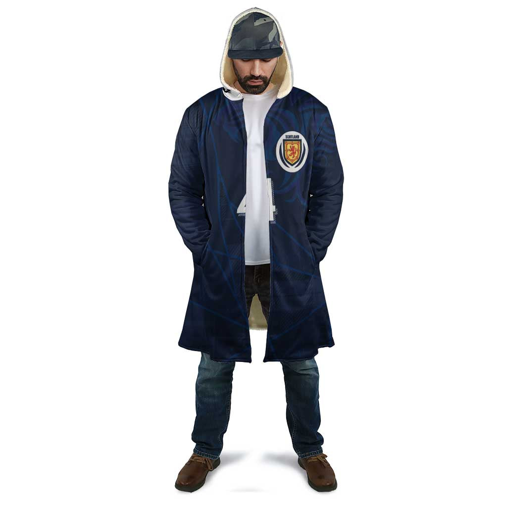 Custom Scotland National Football Cloak Tartan Patchwork and Sport Lion - Wonder Print Shop