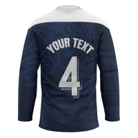 Custom Scotland National Football Hockey Jersey Tartan Patchwork and Sport Lion - Wonder Print Shop