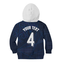 Custom Scotland National Football Kid Hoodie Tartan Patchwork and Sport Lion - Wonder Print Shop