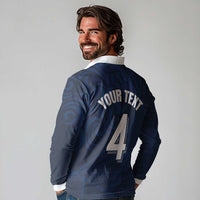 Custom Scotland National Football Long Sleeve Polo Shirt Tartan Patchwork and Sport Lion - Wonder Print Shop