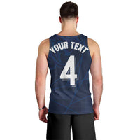 Custom Scotland National Football Men Tank Top Tartan Patchwork and Sport Lion - Wonder Print Shop