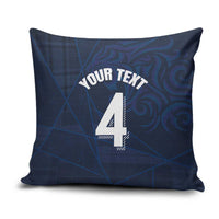 Custom Scotland National Football Pillow Cover Tartan Patchwork and Sport Lion - Wonder Print Shop