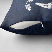 Custom Scotland National Football Pillow Cover Tartan Patchwork and Sport Lion - Wonder Print Shop