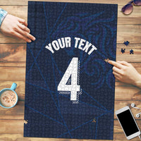 Custom Scotland National Football Puzzle Tartan Patchwork and Sport Lion - Wonder Print Shop