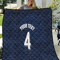 Custom Scotland National Football Quilt Tartan Patchwork and Sport Lion - Wonder Print Shop