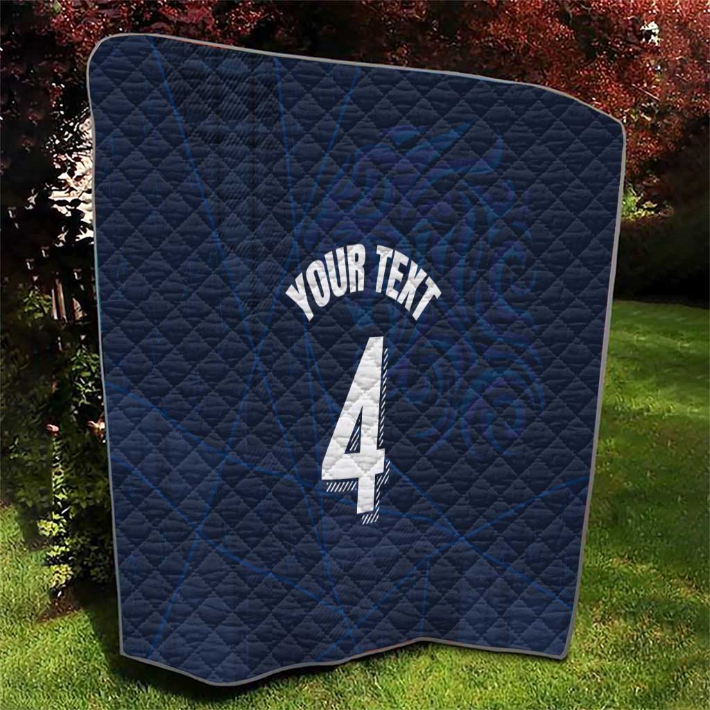 Custom Scotland National Football Quilt Tartan Patchwork and Sport Lion - Wonder Print Shop