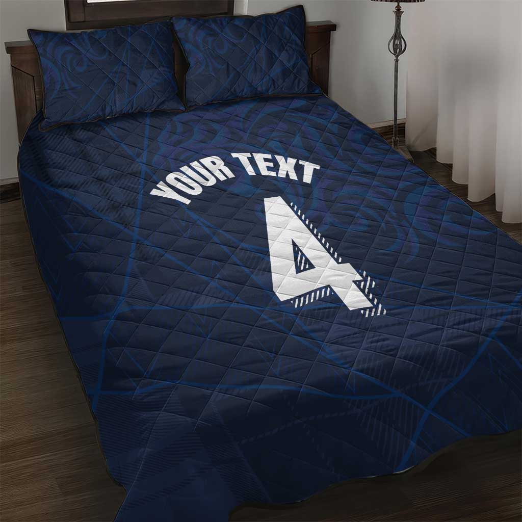 Custom Scotland National Football Quilt Bed Set Tartan Patchwork and Sport Lion - Wonder Print Shop