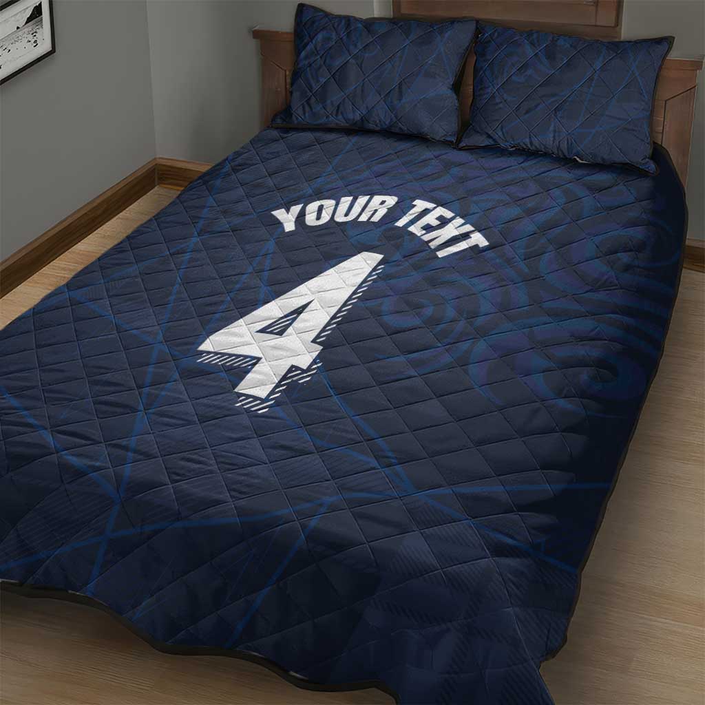 Custom Scotland National Football Quilt Bed Set Tartan Patchwork and Sport Lion - Wonder Print Shop