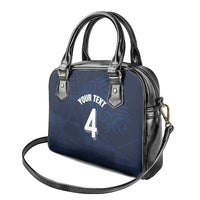 Custom Scotland National Football Shoulder Handbag Tartan Patchwork and Sport Lion - Wonder Print Shop