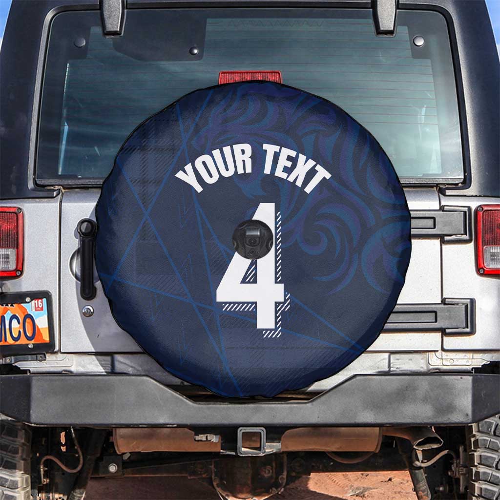Custom Scotland National Football Spare Tire Cover Tartan Patchwork and Sport Lion - Wonder Print Shop