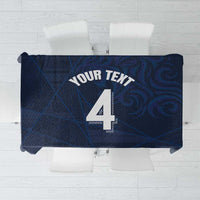 Custom Scotland National Football Tablecloth Tartan Patchwork and Sport Lion - Wonder Print Shop